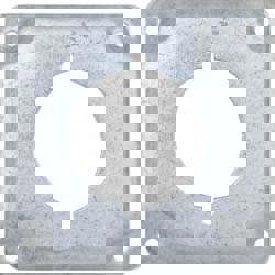 Square Surface Electrical Box Cover: Steel